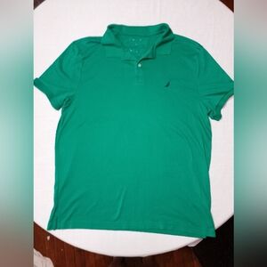 Nautica Green Slim Fit Polo Big and Tall 3XL